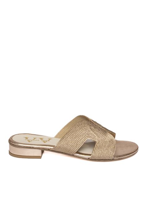 Champagne rafia sandal VINCENT VEGA | LEYTON PT20RAFIA-CHAMPAGNE